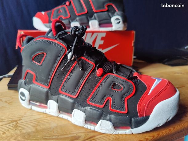 Ubuy Nike Air More Uptempo '96 Homme Chaussures Chaussures Nike Nike Uptempo Blanche Et Rouge Nike Air More