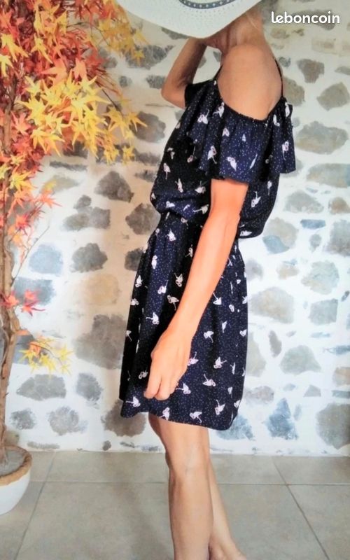 Robe avec flamants roses (image 1)