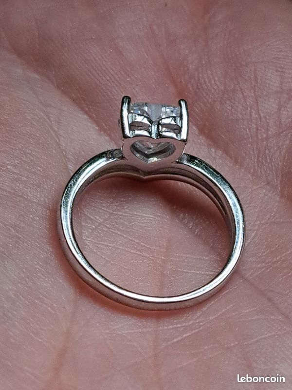 Ensemble De Bagues En Zircon En Forme De Diamant Plein 8 Cœur 8 Flèche Pour Les Bagues De Mariage Et De Fiançailles - Chine Mode Bijoux Et Bijoux En Argent Prix