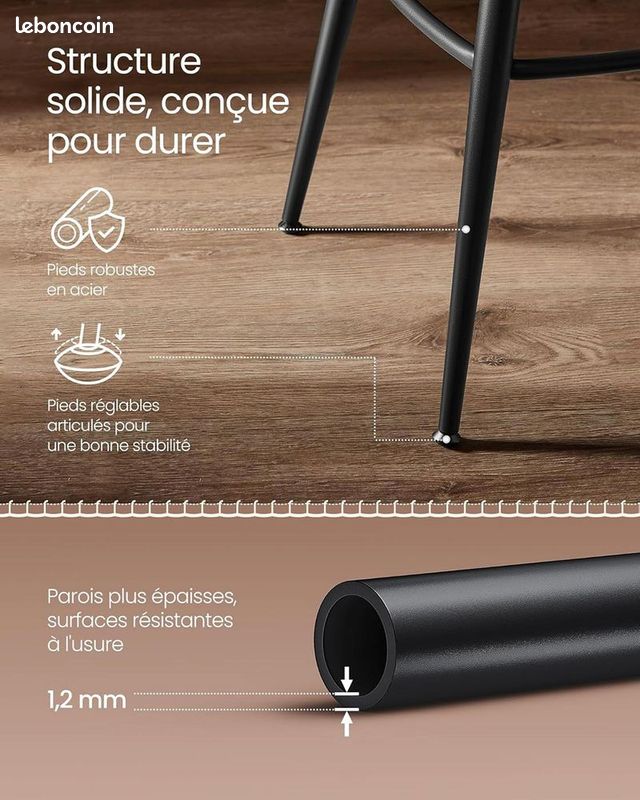 4 Tabourets de bar Vasagle (image 6)