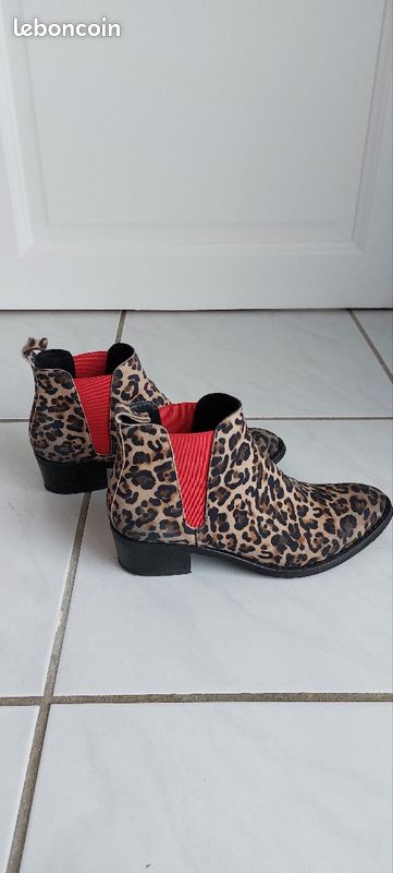 Bottines Femme Semerdjian Leopard Bottines Imprimé Leopard Chaussures