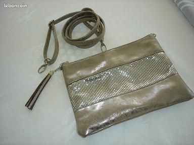 Pochette de soirée dorée (image 2)