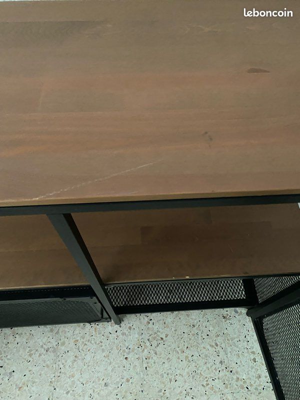 Meuble rangement bois et métal (image 3)