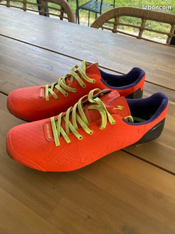 Chaussures Vélo Specialized Sport Road - Homme, Blanc/rouge, Pointure 45, Peu Utilisées