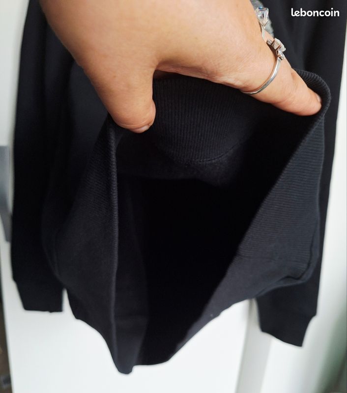 Sweat pull capuche tête de mort crâne skull sequins 💀 Rainbow