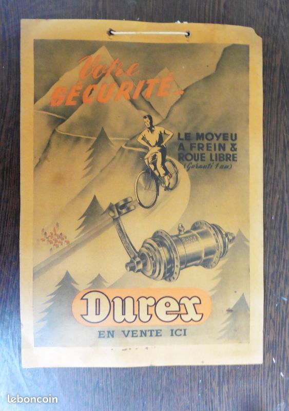 Rayon De Vélo Antivol Hebie Trumpf Vintage 1950 – Neuf En Boîte RARE