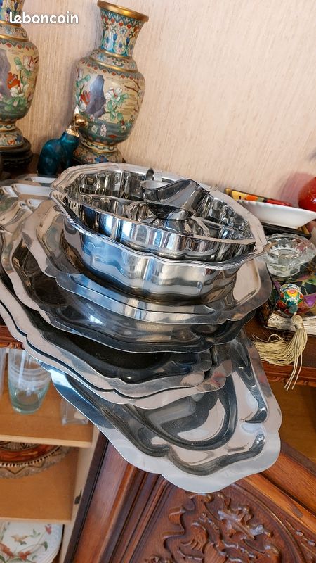 Service 8 plats inox complet (image 1)