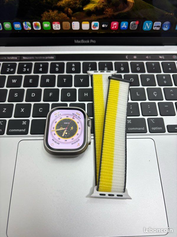 Bracelet nylon sport en 44/45/46/49mm Apple Watch (image 1)
