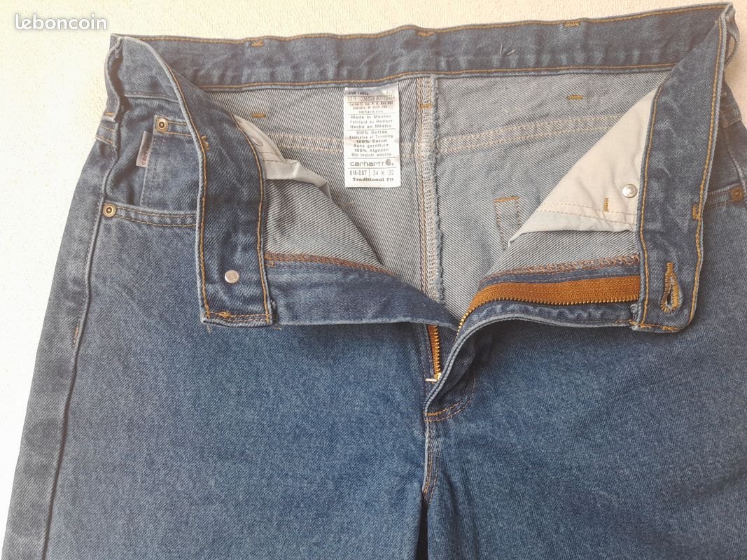 Jean Carharrt B18 Traditional Fit Dark StoneW34 L32 (image 1)