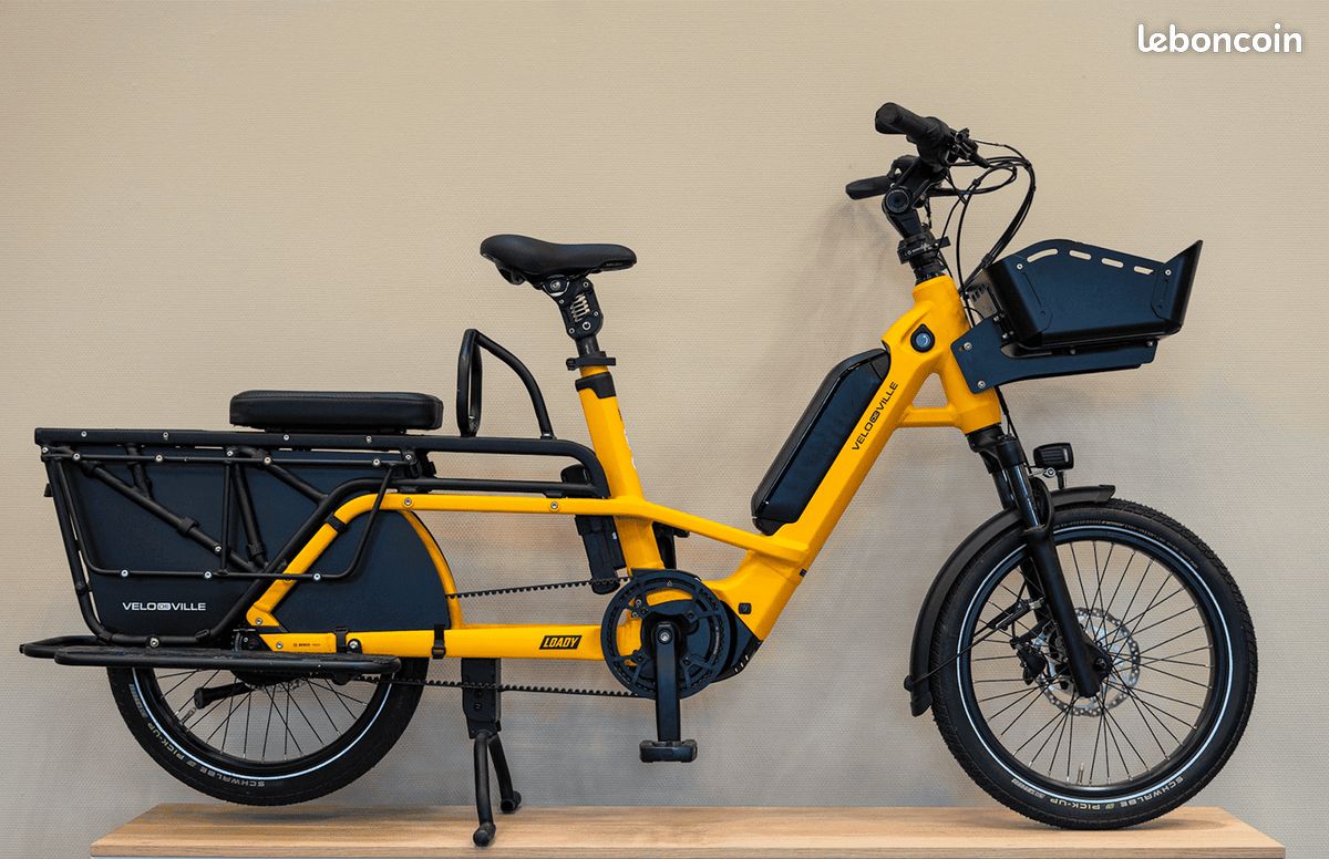 Vélo électrique Reconditionné Longtail Loady 900 - Enviolo courroie - 100 Nm - Lyon / Limonest - ekstere (image 2)