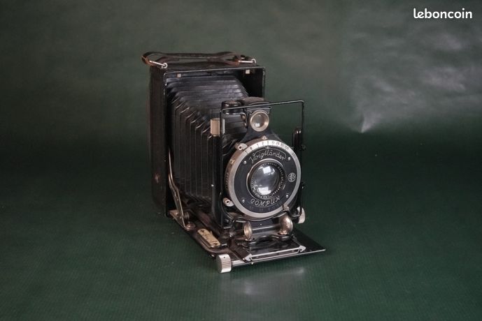 Appareil Photo Voigtländer 6x9 - Format Rollfilm Avec Obturateur Compur - Occasion