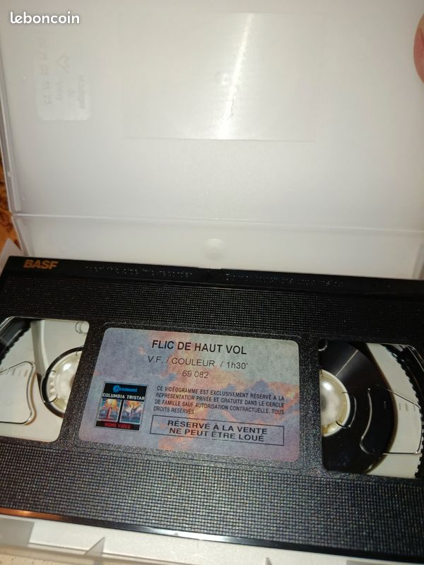 Cassette VHS flic de haut vol en très bon état (image 4)