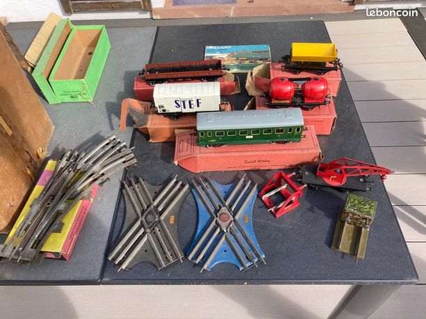 Lot Aiguillages Hornby 710 & 711 + Croisement – Trains Meccano Échelle O