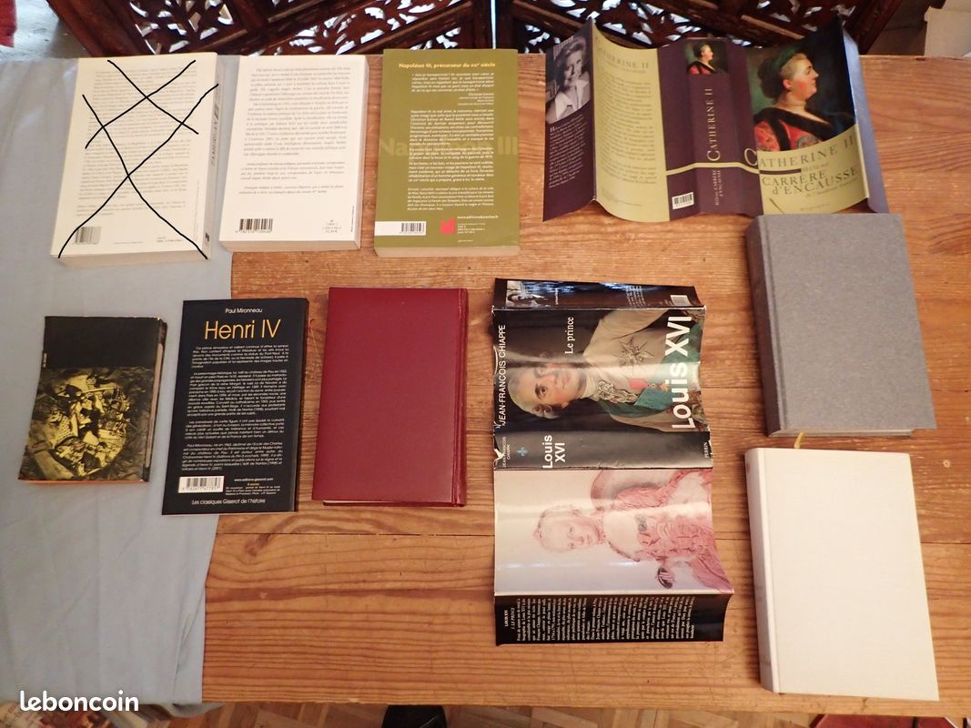 LOT Biographies (7 livres) rois,reines,chefs,conqurants (image 7)