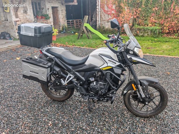 Protège-mains Moto Pour Motron XNord X 125 - Noir, En Plastique Renforcé - Protection Contre Vent Et Boue
