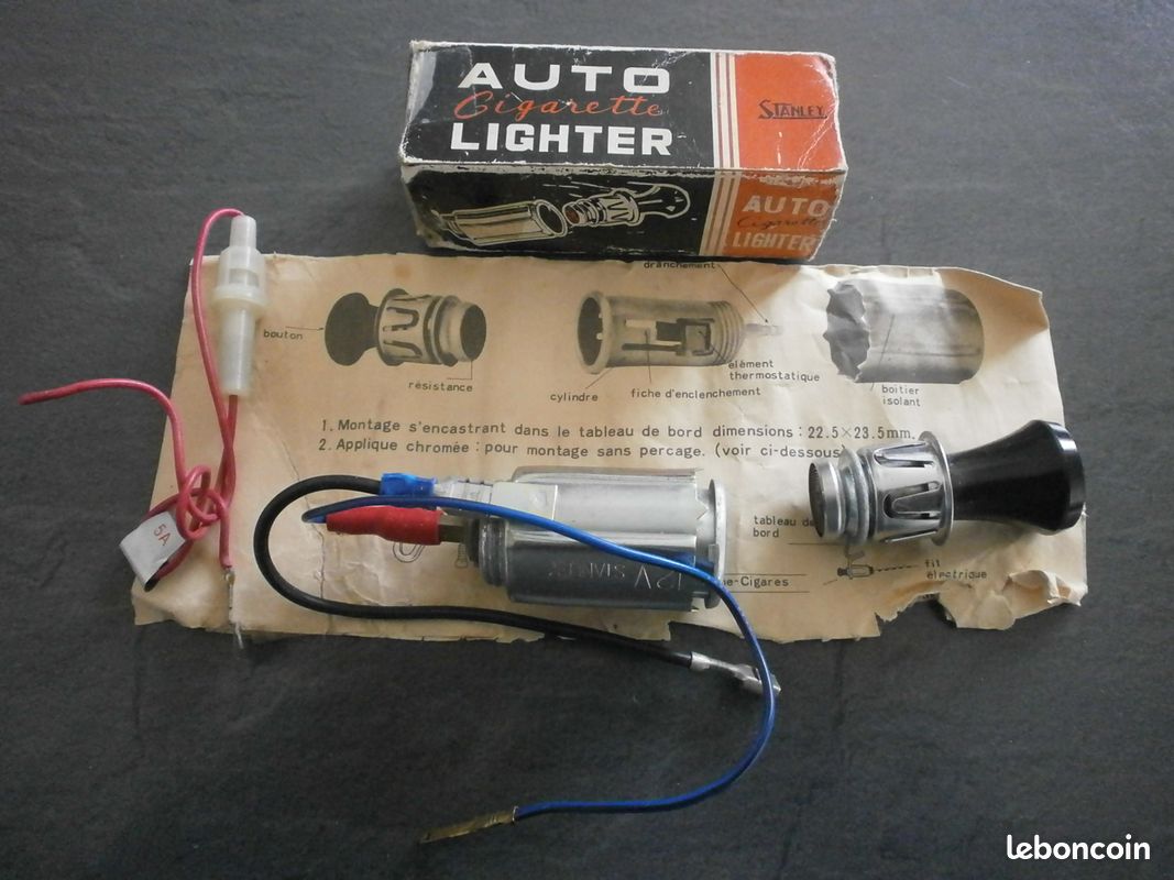 Auto cigarette lighter vintage allume cigarette de voiture 12v - Collection
