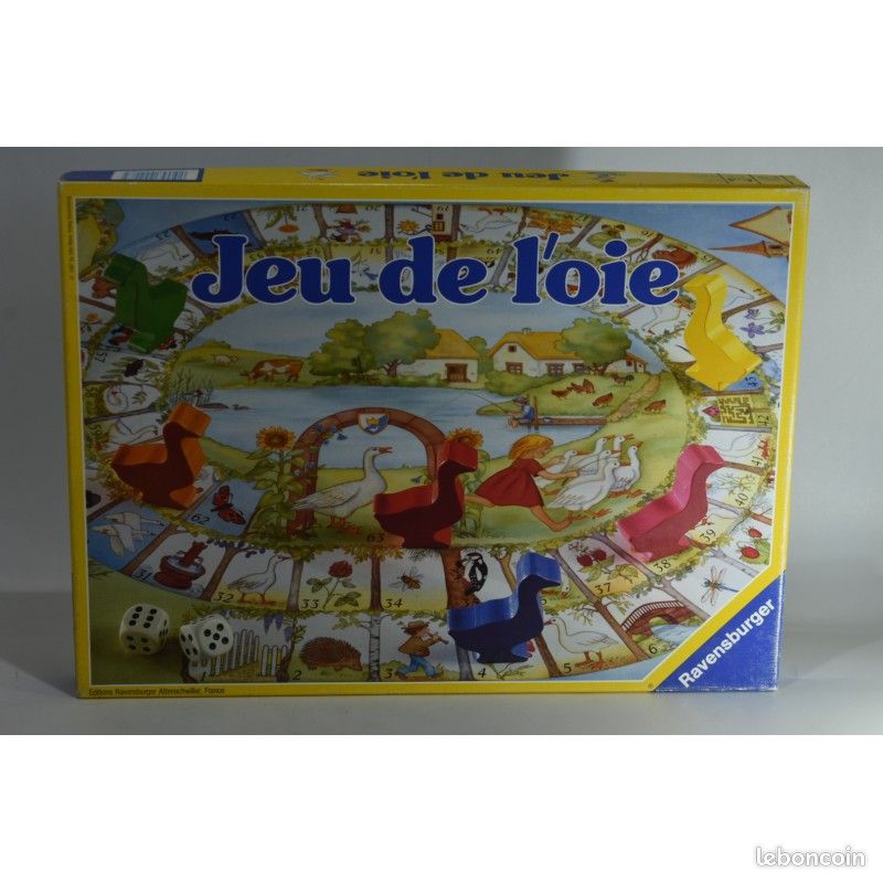 Jeu De L’Oie Ancien - Image D’Epinal - Jeu De Société Vintage Sans Marque