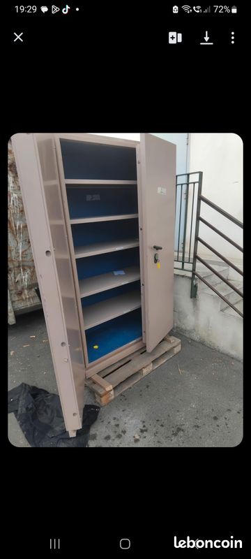 Armoire forte blindé classe b à clé (image 2)