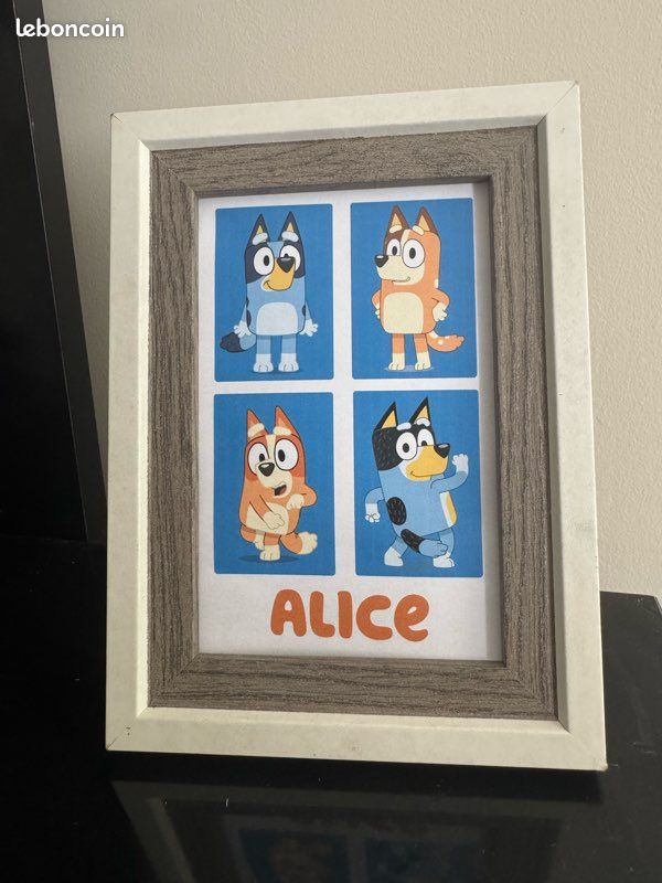 Affiche à personnaliser bluey (image 1)