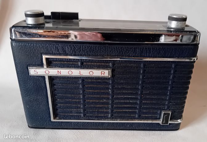 Radio Transistor Vintage SONOLOR – Poste Portable, état Fonctionnel