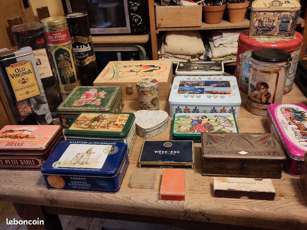 Boîtes cartons, métal et bois (image 4)