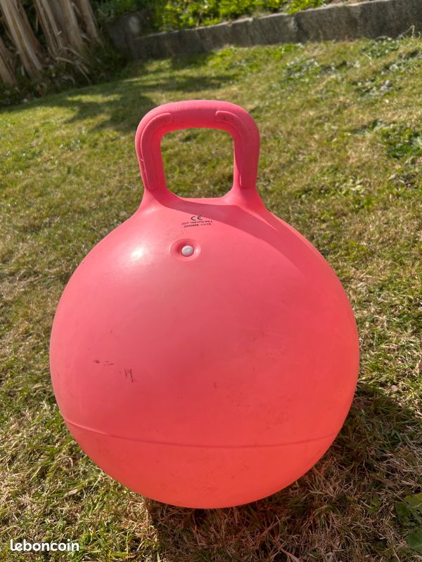 Lot de 3 ballons sauteurs pour enfants, avec poignée, intérieur et
