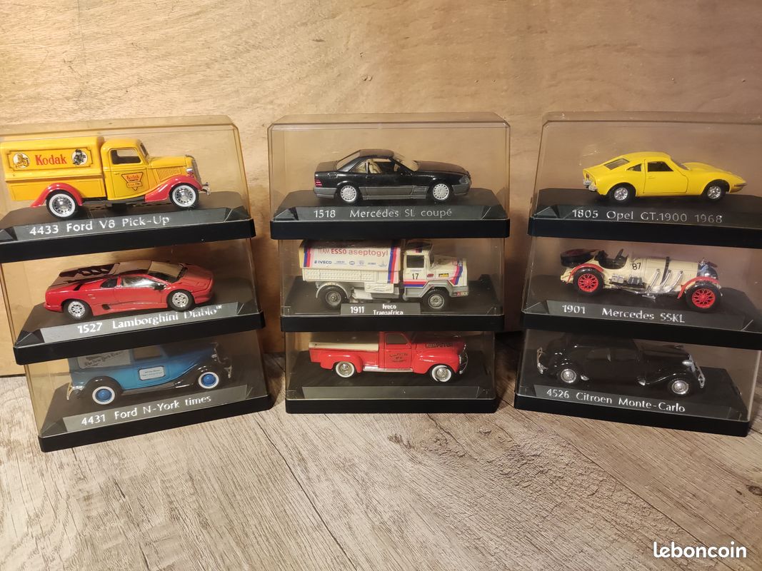 Lot De Voitures Miniatures Solido Démontables – Carrosserie, Châssis, Moteur Renault Et Opel