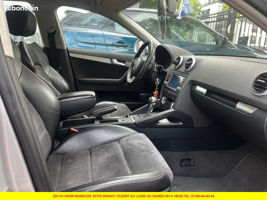 AUDI A3 SPORTBACK 2.0 TFSI 200 Quattro Ambition S tronic BOITE AUTOMATIQUE (image 8)