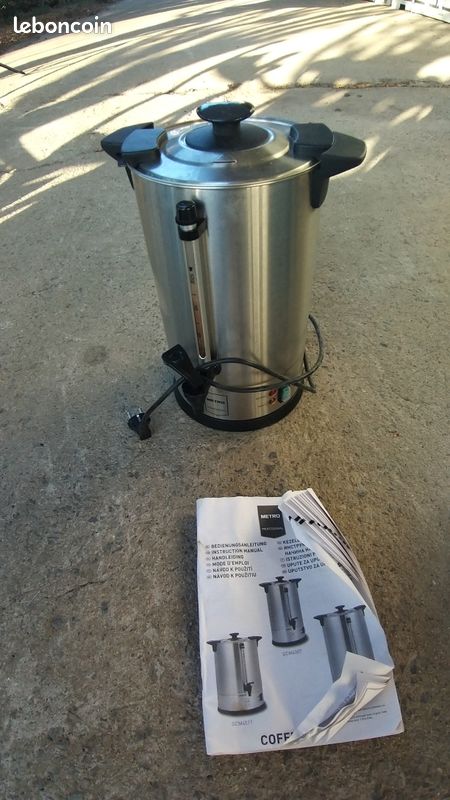 Percolateur à Café Professionnel METRO 6,75L (45 Tasses) Inox – Avec Boîte & Notice (image 1)