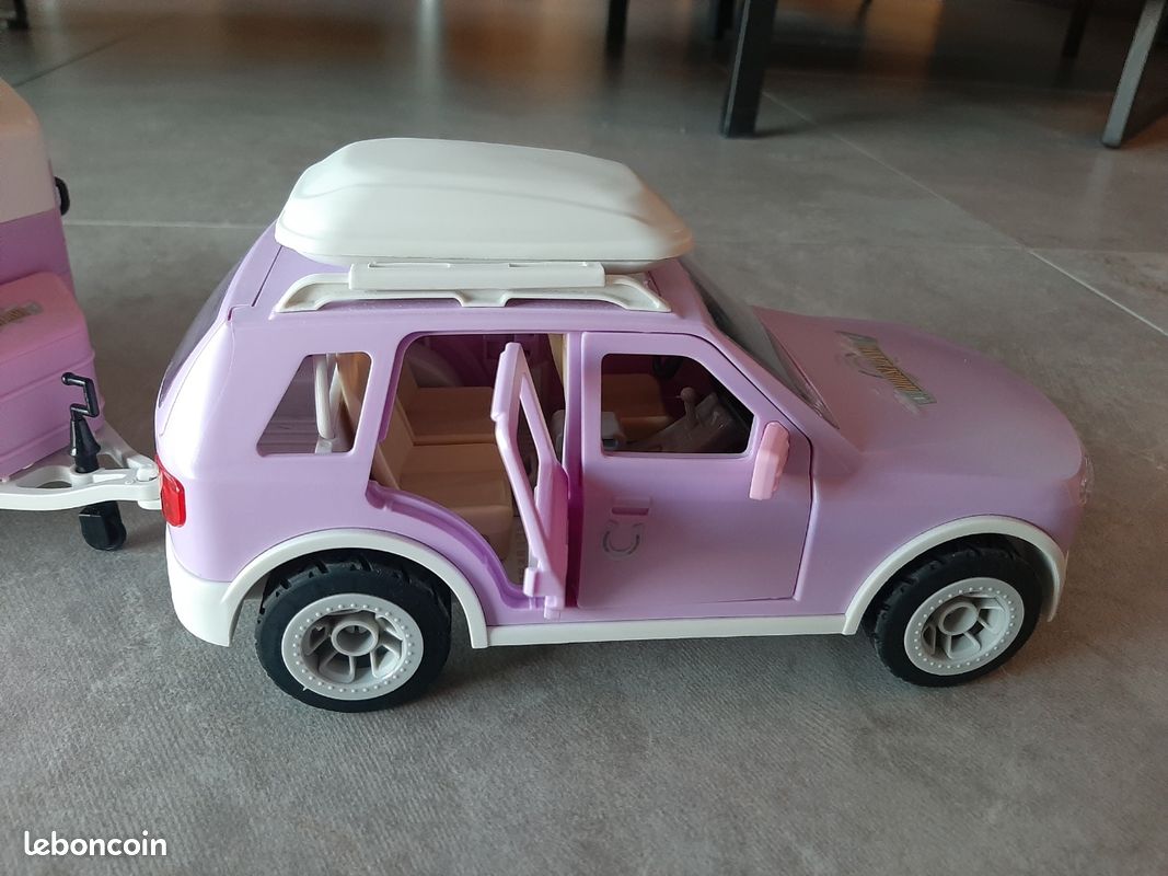 Jouet voiture + van + chevaux (image 9)