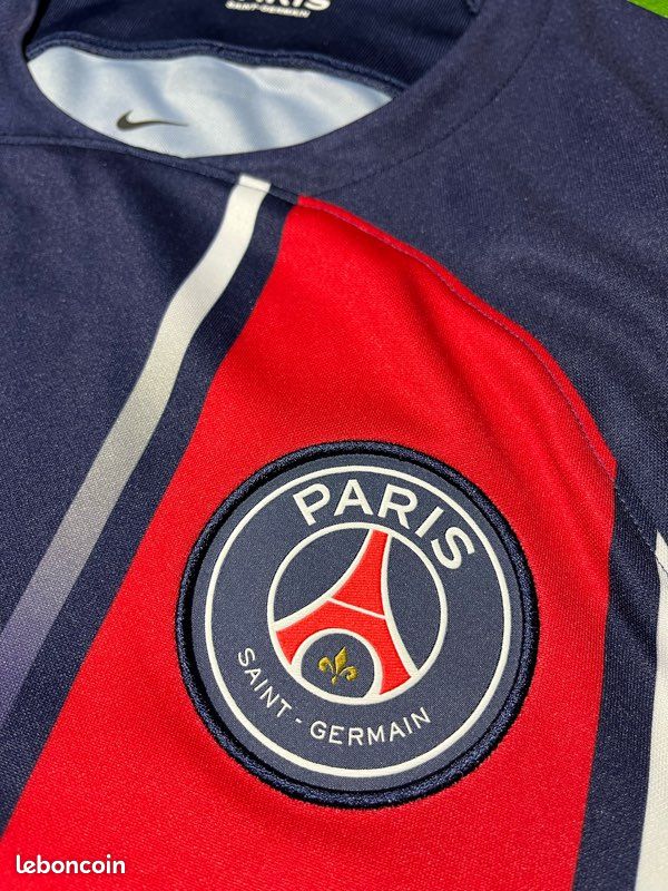 Maillot PSG Domicile 2023/24 – Nike #10 Dembélé – Taille XS – Occasion