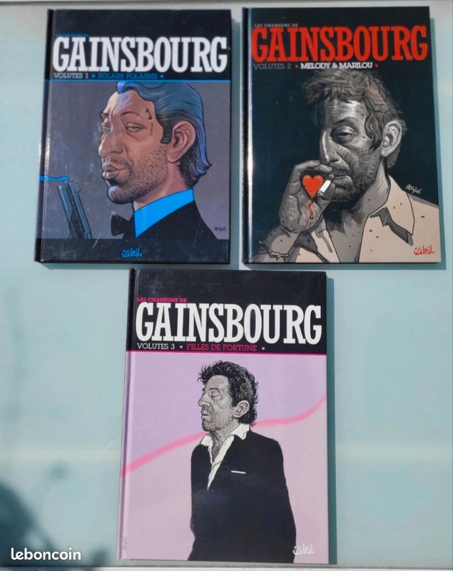 Coffret editions Soleil : Les chansons de Gainsbourg, en 3 volutes 