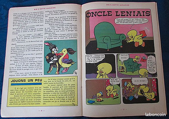 Bande dessinée Bib et Zette - 1971 (image 4)