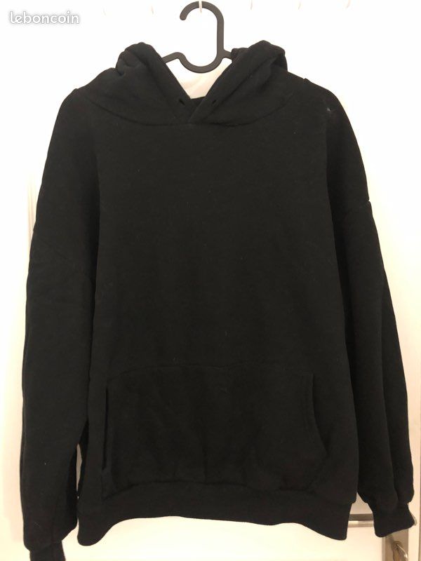 Hoody noir oversize (image 1)