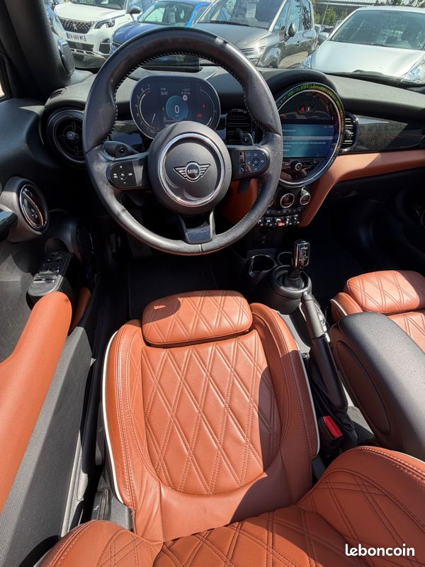 MINI CABRIO 2.0 180CH COOPER S BVA - 1ÈRE MAIN - AFFICHAGE TÊTE HAUTE - INT. CUIR CHAUFFANT - CAPOTE ELECTRIQUe (image 21)