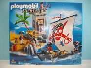 Playmobil 5919 - La Chaloupe Des Pirates Et La Tour De Guet - Neuf