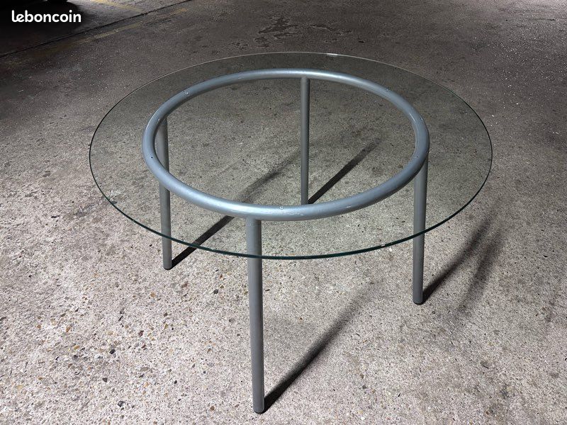 Table ronde verre IKEA