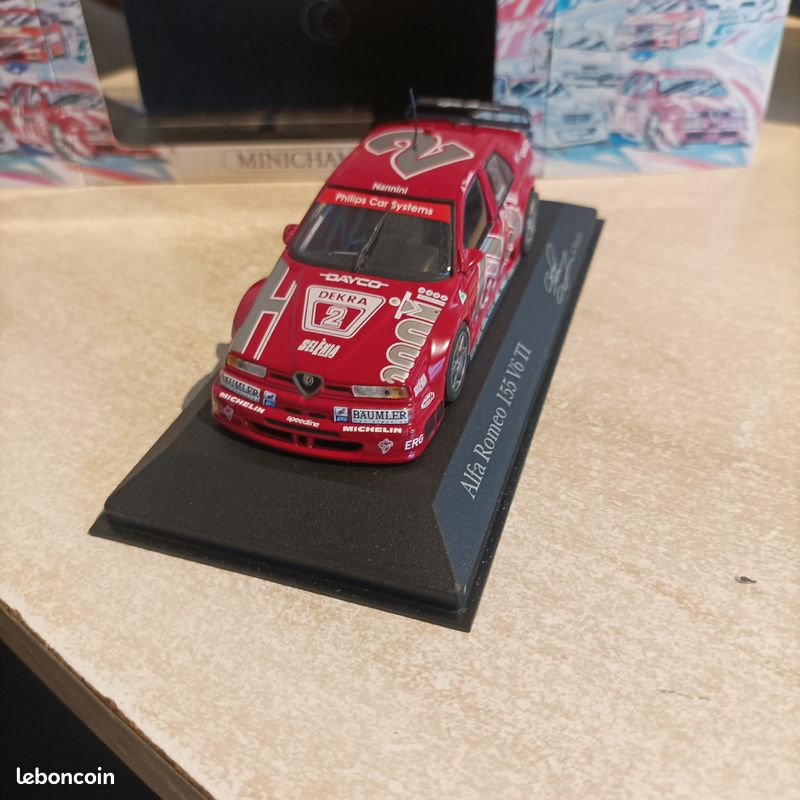 Minichamps Maxichamps Alfa Romeo 155 Rouge 1992 1/43