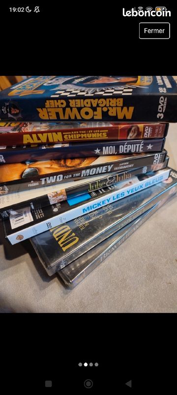 Lot de 7 DVD avec 1 coffret de 3 dvd (image 2)