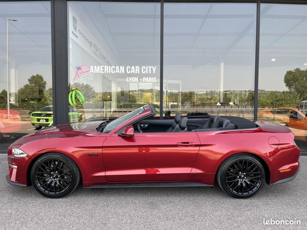 FORD MUSTANG GT CABRIOLET V8 5.0L BVA10 - Pas de Malus (image 2)