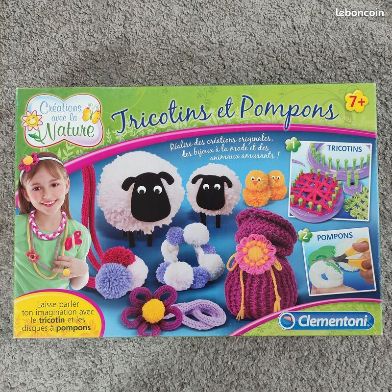 Tricotins et pompons CLEMENTONI (image 1)
