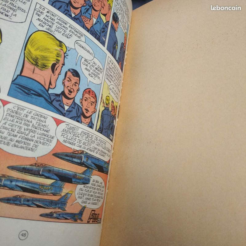 BD Buck Danny eo 1971, le pilote au masque de cuir (image 6)