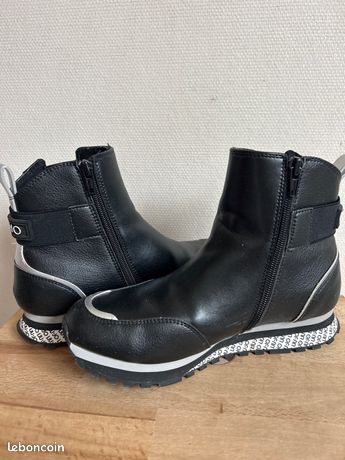 Bottines Derby LIU JO En Cuir Marron - Taille 36 FR, Talon >7 Cm, Très Bon état