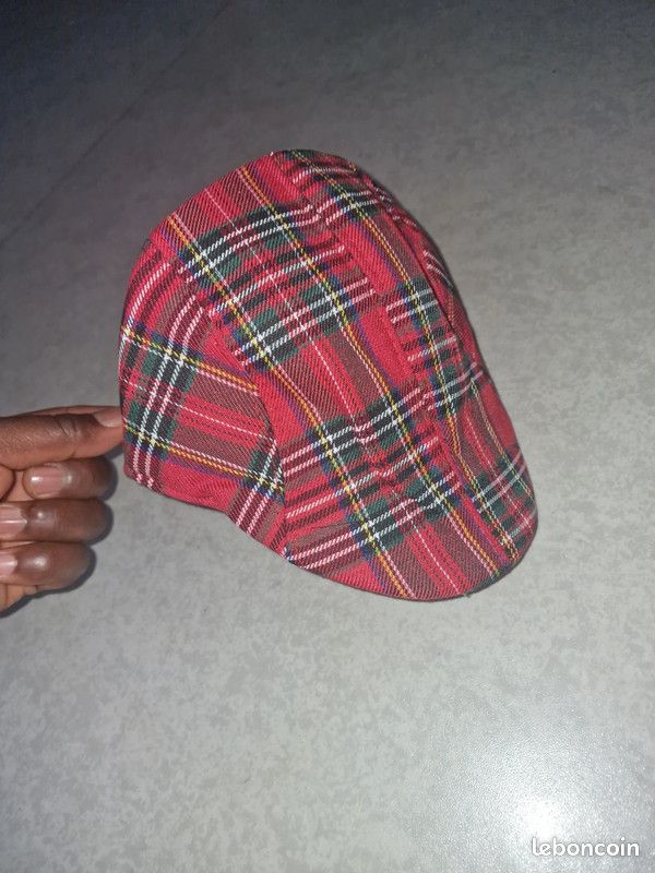 Béret casquette tartan(taille 56) tout neuf (image 5)