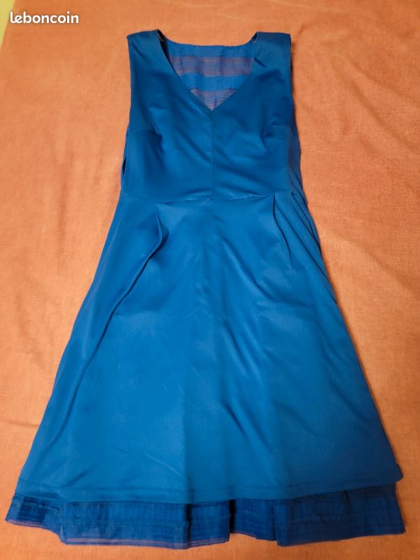 Festive robe bleu royal Camaïeu. Neuve (image 4)