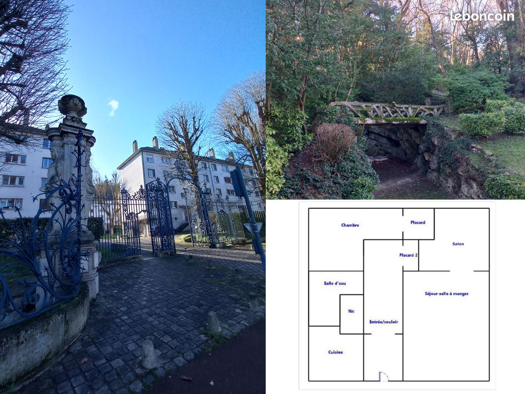 Appartement 3 pièces 57 m² · à Bougival · 57 m² · 1 150 €/mois