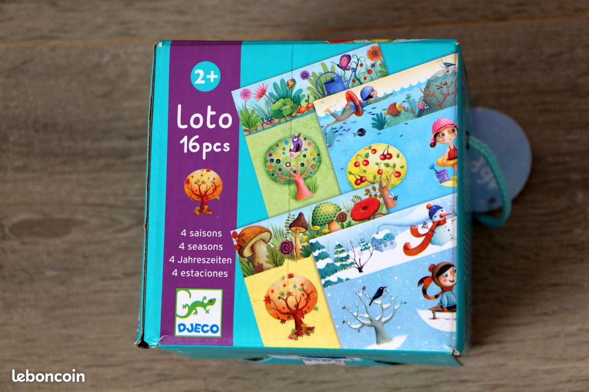 Jeu éducatif Loto 4 saisons - DJECO (image 1)