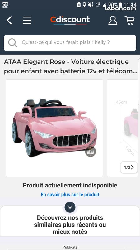 Voiture électrique fille (image 2)