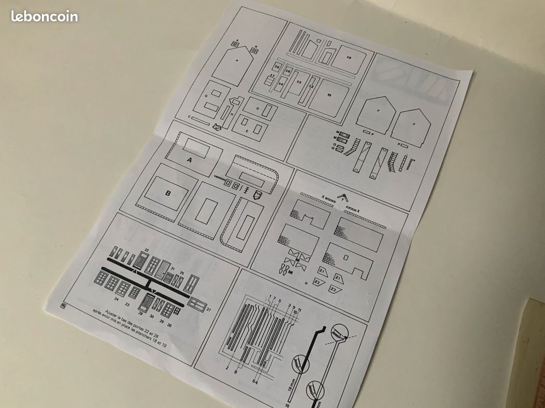 HO: MAQUETTE D'UNE MAISON avec MAGASIN en BO ref 3722B EUR 25,00 - PicClick FR