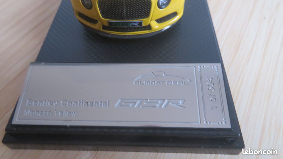 Bentley Continental GT3-R 1/43 Almost Real – Résine – 2017 – Neuve